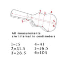 V-CASE VCS103 DREADNOUGHT ACOUSTIC GUITAR HARDCASE ABS MOULDED ARCHED TOP