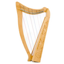Heather Student Harp – 22 String Carved w/Bag