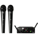 AKG WMS40 Dual Wireless Vocal Handheld Mic - Band B/D