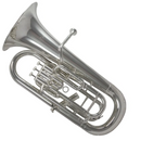 Schagerl SLEP900S 4-Valve Bb Euphonium - Silver Plate