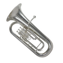 Schagerl SLEP800S 3-Valve Bb Euphonium - Silver Plate