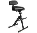 Gravity FMSEAT1BR Height Adjustable Stool w/ Foot & Backrest