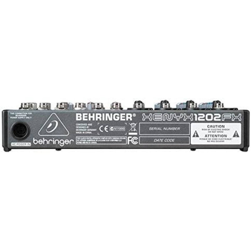 BEHRINGER XENYX 1202SFX 12CH MIXER W/USB & FX 450741