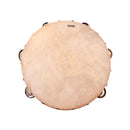 MANO ED617 Tambourine - 10inch with Calf Head 9 Pairs of Jingles