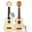 Flight ABS Travel Ukulele Natural Class Set