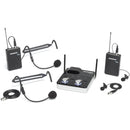 Samson Wireless : Dual UHF Tabletop Wireless Presentation System