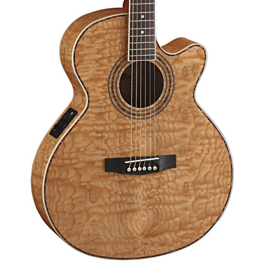 Cort SFX-AB Ash Burl Natural Acoustic Electric Guitar C11501 – Allegro  Education Supplies