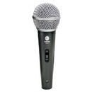 CARSON MC63 UNIDIRECTIONAL SILVER MICROPHONE WITH INCLUDED XLR TO JACK CABLE