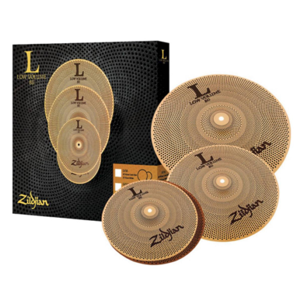 Zildjian L80 "Low Volume" Cymbal Set (LV348) Allegro Education Supplies