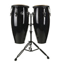 LP Latin Percussion LP646-BM Aspire Series 10"/11" Conga Set - Santana Black Magic