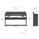 Roland F107 Compact Digital Piano (Black)
