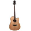 TIMBERIDGE '1 Series' Acoustic-Electric Dreadnought Cutaway Guitar (Natural Satin)
