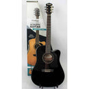 Washburn AD5CEBNPACK Apprentice Acoustic Cutaway Electric Pack – Black Gloss