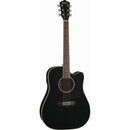 Washburn AD5CEBNPACK Apprentice Acoustic Cutaway Electric Pack – Black Gloss