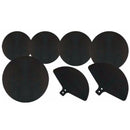 DXP 7 PIECE RUBBER DRUM PAD/MUTE SET FOR ROCK KIT PRACTICE – TDK066