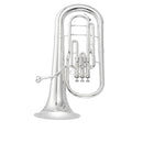 Jupiter JBR700S Baritone Horn 700 Series Silver