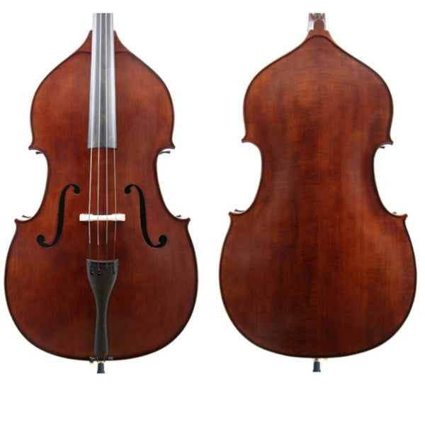 J Francis Double Bass Outfit-Solid Top & Back 3/4