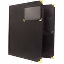 DR90 Band Folio With Window And Pencil Pocket Black
