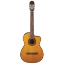 Takamine GC1 Series AC/EL Classical Guitar with Cutaway in Natural Gloss Finish