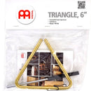 Meinl TRI15B 6-Inch Solid Brass Triangle with Metal Beater