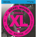 D'Addario EXL170S Nickel Wound Bass Strings - Light / Short Scale (45-100)