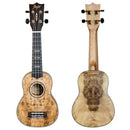 Flight DUS410 QA Quilted Ash Soprano Ukulele with Bag