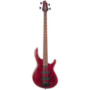 Cort Artisan B4 Element 4 String Bass Open Pore Burgundy Red