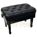 Ultra Deluxe Height Adjustable Concert Buttoned Piano Stool Model FP52085