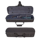 V-CASE 4/4 Deluxe Violin Case TV134 2 bow holders.