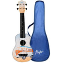 Flight TUS25 SURF Travel Soprano Ukulele with Bag