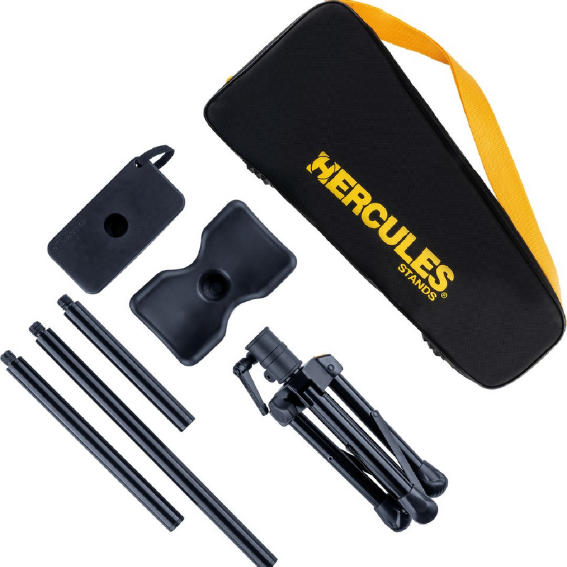 Hercules DS753BB 2-Way Low Brass Stand w Carry Bag