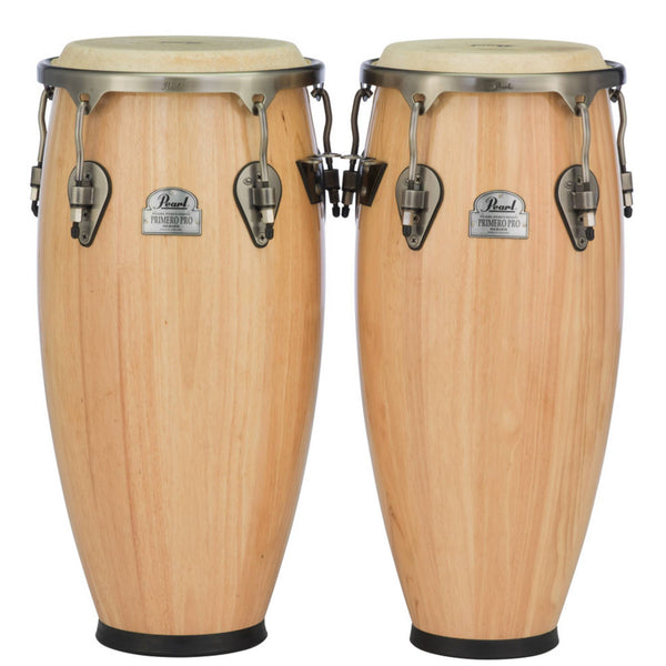 Pearl Primero Pro Wood Conga Set - 10" & 11" - Natural Lacquer