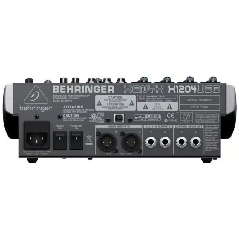 Behringer X1204USB PA Mixer 12 Channel