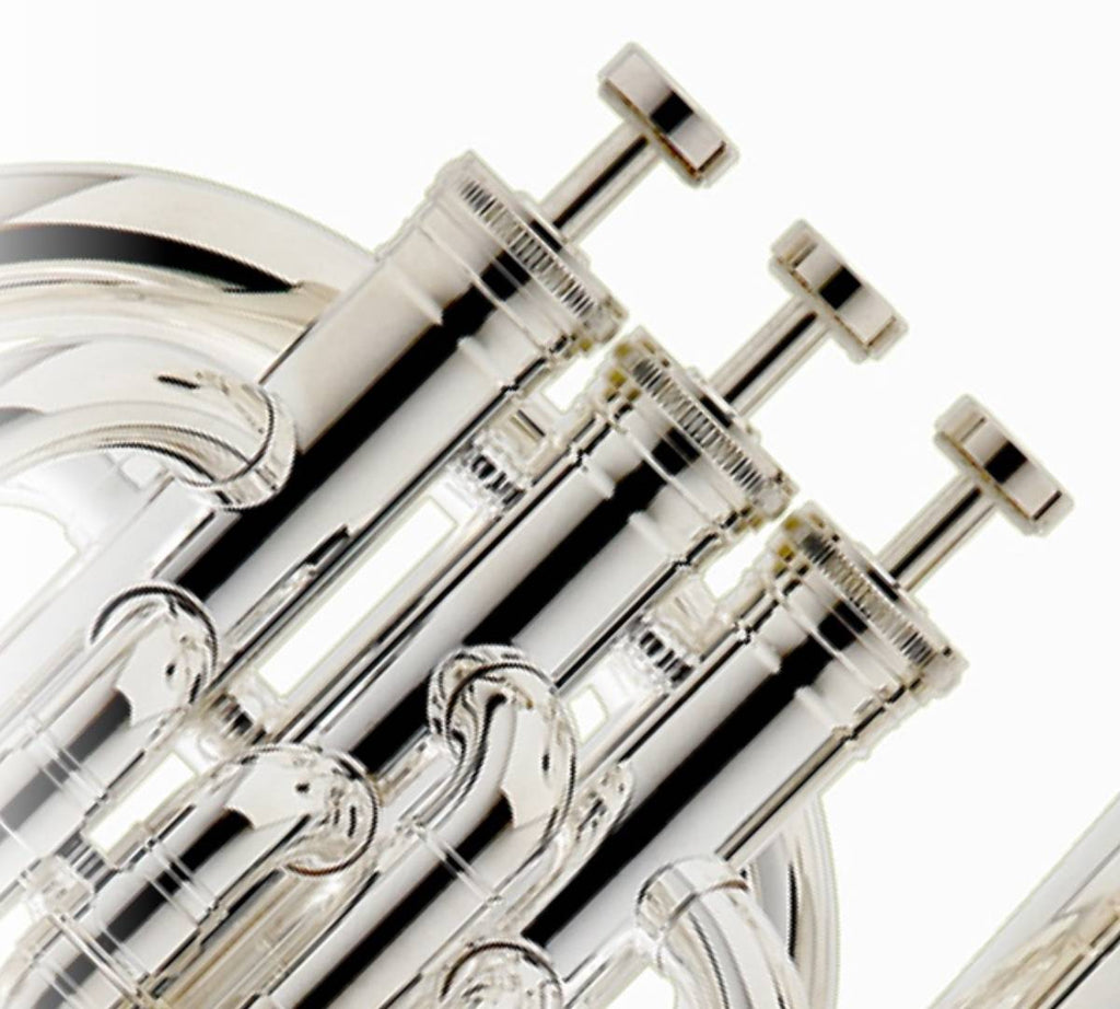 Besson Silver Baritone Besson Baritone Prodige BE157-2 Silver Plate – Allegro Education Supplies