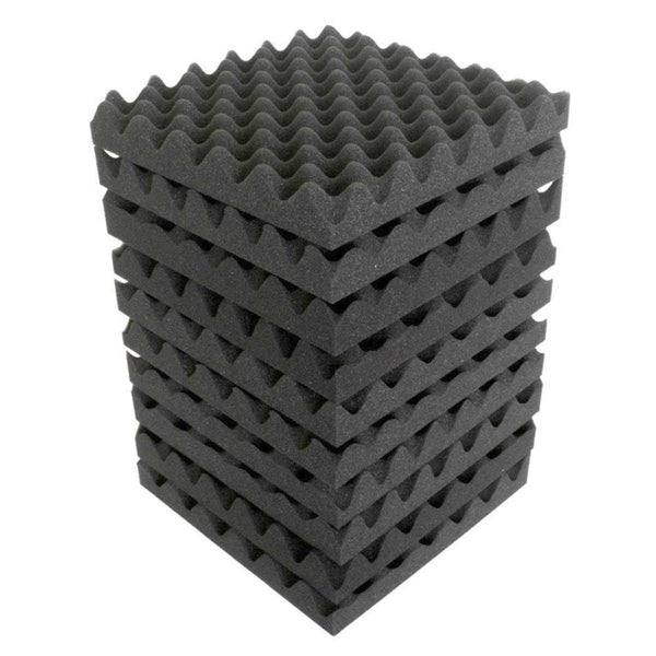 AVE IsoSquare Egg Shell Acoustic Foam 30 Pack – Charcoal