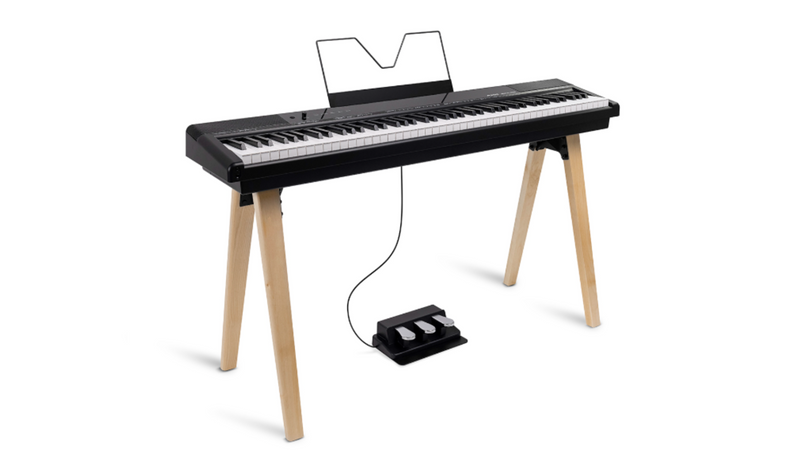 RECITALHOME 88-Key Contemporary Digital Piano with Wood Stand