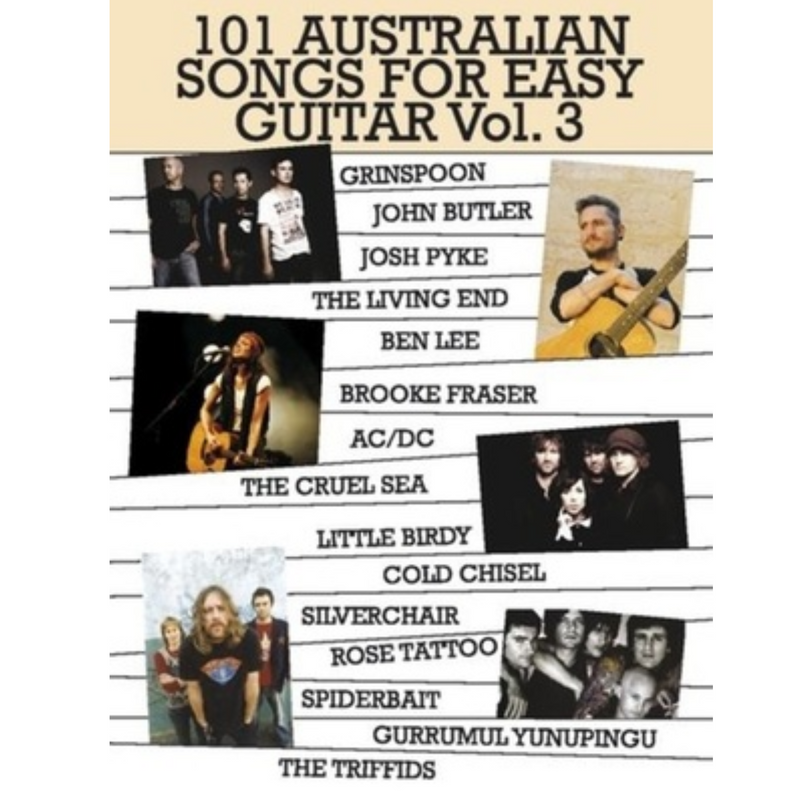 101 Australian Songs for Easy Guitar Vol. 3