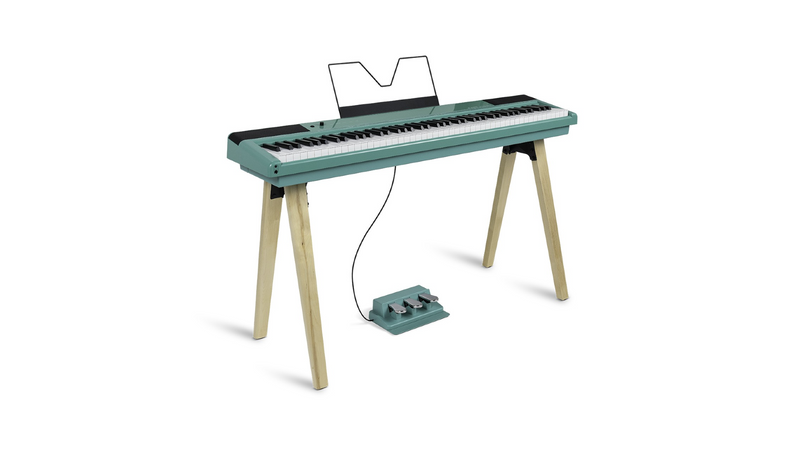 RECITALHOME 88-Key Contemporary Digital Piano with Wood Stand