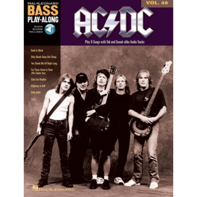 AC/DC Bass Play-Along Volume 40