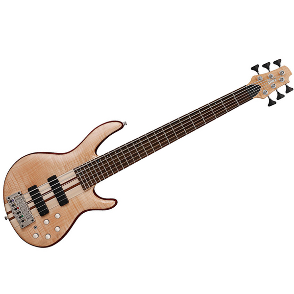 Cort A6 Plus Natural Open Pore Bass Guitar