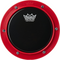 Remo RT-0006-58 6" Red Tunable Practice Pad with Ambassador Ebony Drumhead