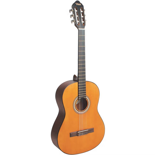 Valencia VC204 4/4 Classical Guitar (Natural Satin)