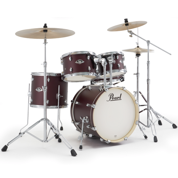 Pearl Export EXX725PN/C  18″ Jazz Kit Shell Pack – Satin Scarlet with Hardware Pack (2025 Model)
