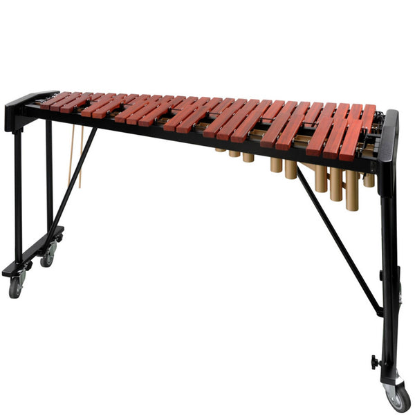 Opus Percussion Professional 3-1/2 Octave Wooden Bar Xylophone on Wheels