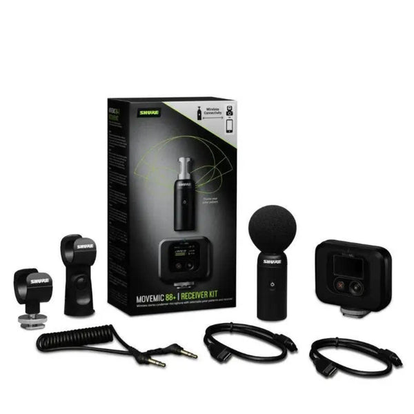 Shure Movemic 88+ Wireless Stereo Microphone & MoveMic Receiver Kit