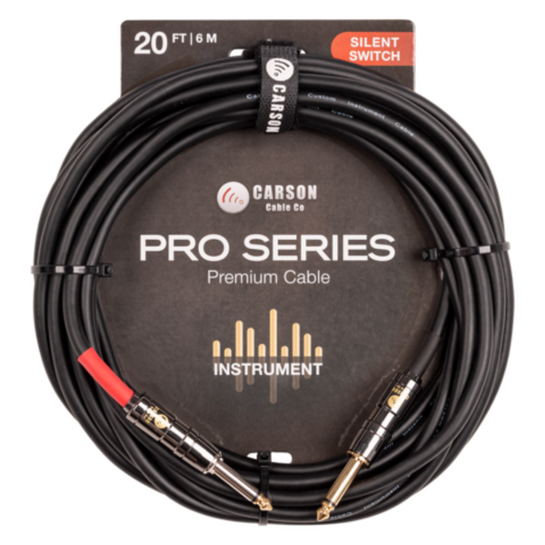 CARSON PRO SERIES CSW20SS ‘SILENT SWITCH’ 20FT CABLE