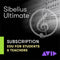 Avid Sibelius | Ultimate 1-Year Subscription NEW (EDU) Education Pricing