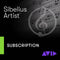 Sibelius Artist - 1 Year Subscription
