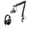 Rode RodeCaster Pro II Pack 4 w/ 4x PodMic, PSA1+, NTH100, Cover & 4 XLR Cables (3m)