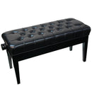 AES Mono Adjustable Duet Piano Bench – Black